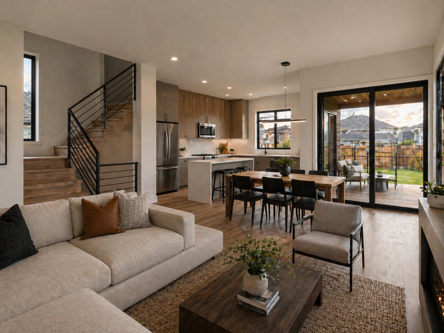 Custom home construction in Houston Heights neighborhood